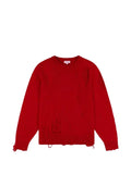 Charles Jeffrey Loverboy sweater with a distressed finish