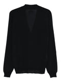 Lardini V-neck wool cardigan