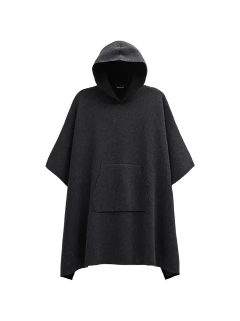 James Perse hooded wool poncho