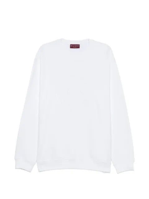 Gucci cotton jersey sweatshirt with embroidery