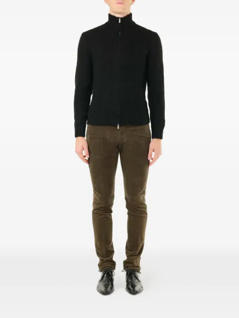 Al Duca D’Aosta 1902 ribbed-trim wool cardigan
