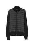 Paul & Shark quilted-panel zip-up sweater