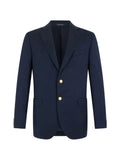 Brooks Brothers single-breasted gold-button blazer