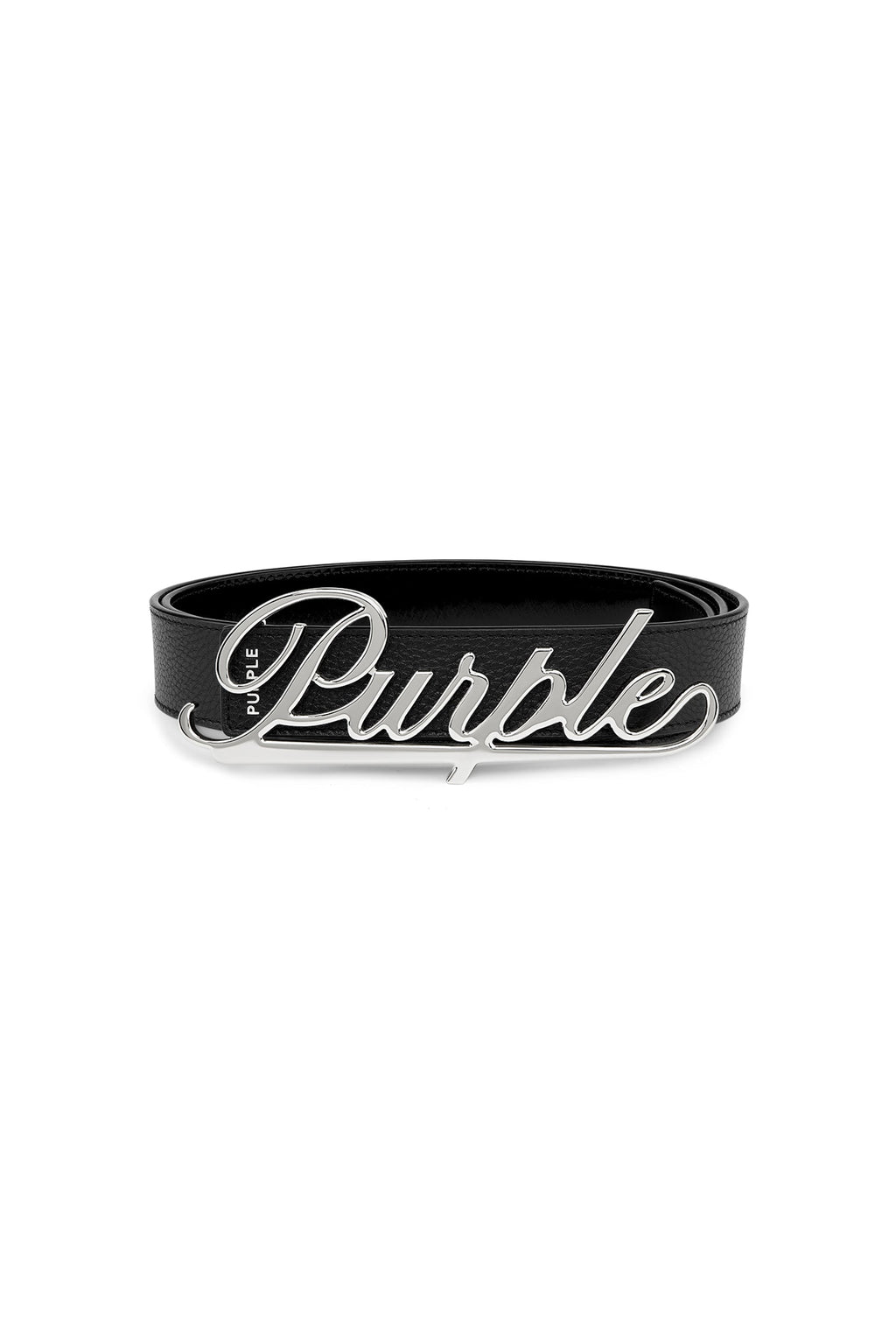 Purple Signature Leather Belt