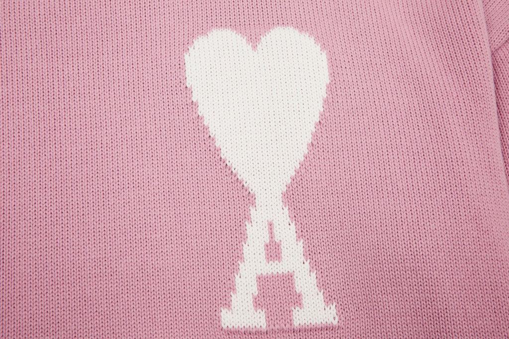 HEART SWEATER ROSE (UNISEX)