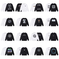 Stone Island Compass Print Crewneck Sweatshirt Men Autumn Pullover