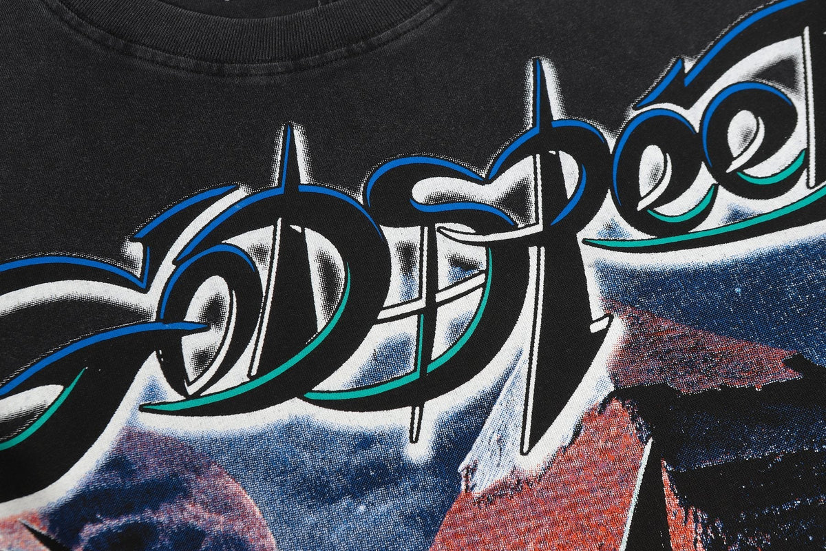 Godspeed Statue of Liberty Graphic T-Shirt