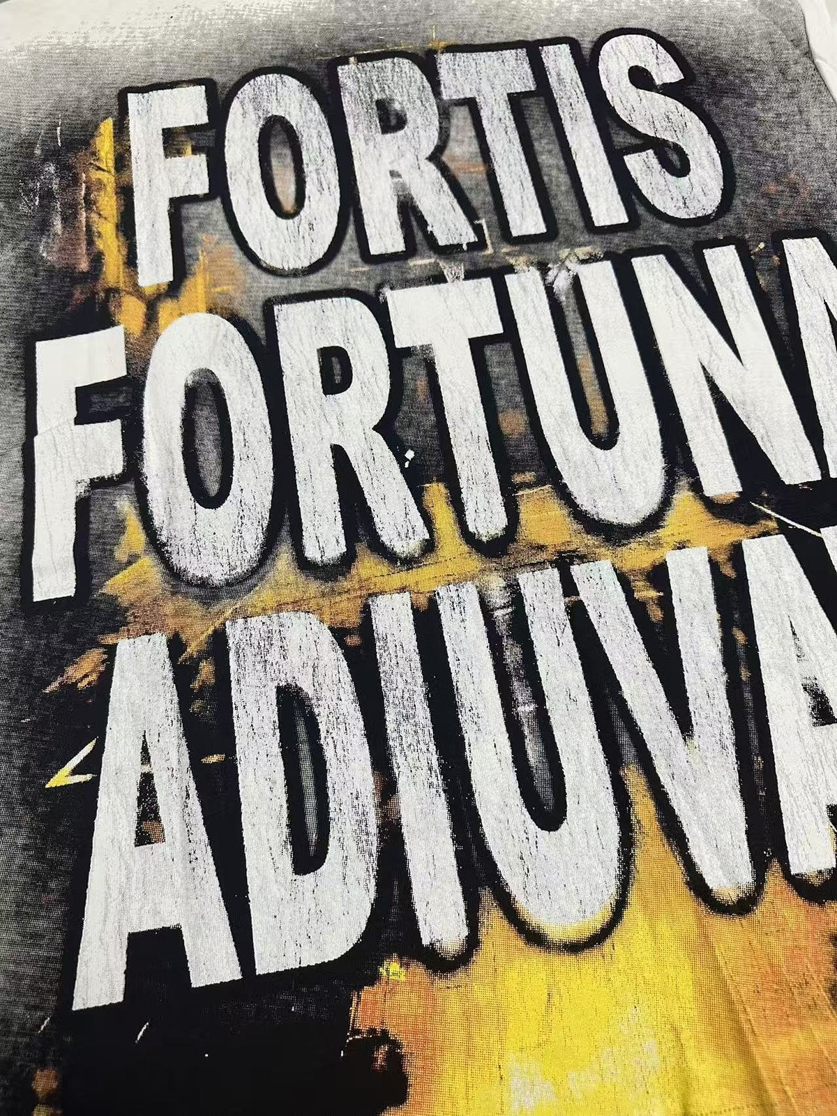 Godspeed Fortis Fortuna Adiuvat Graphic T-Shirt