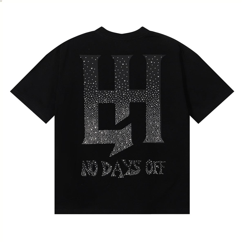 Life Hustlere Praying Angel Rhinestone Graphic T-Shirt