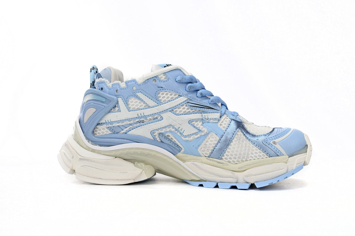 Balenciaga Runner White Light Blue 677402 W3RB2 9744