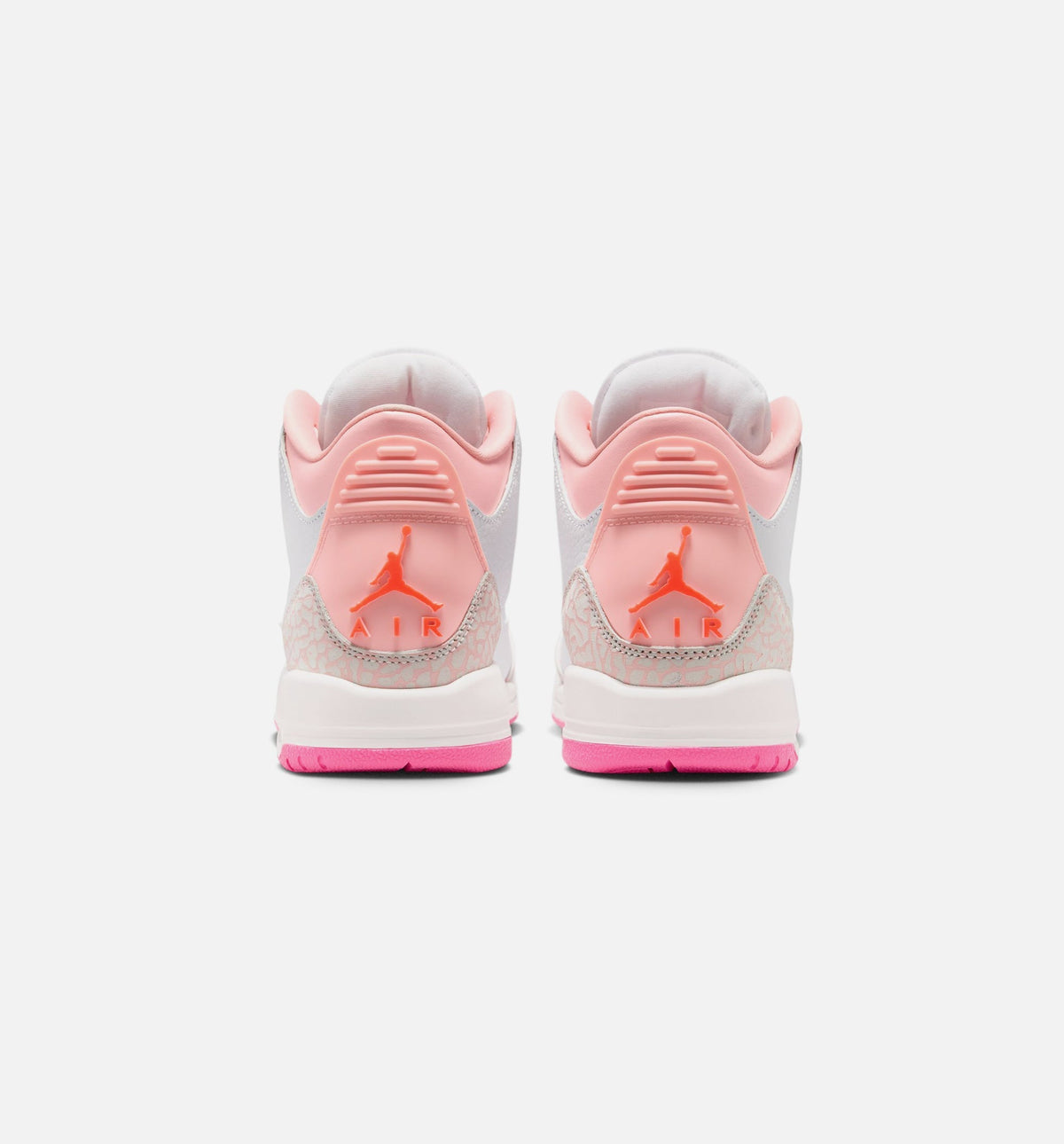 Air Jordan 3 Retro Spring Flowers Big Kids' Sneakers - Pearl Pink / Pink / Orange