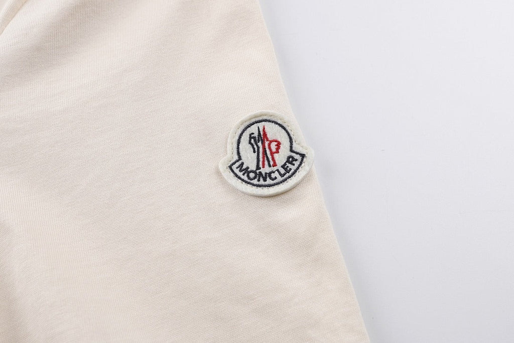 Embroidered Cotton T-Shirt with Logo Patch