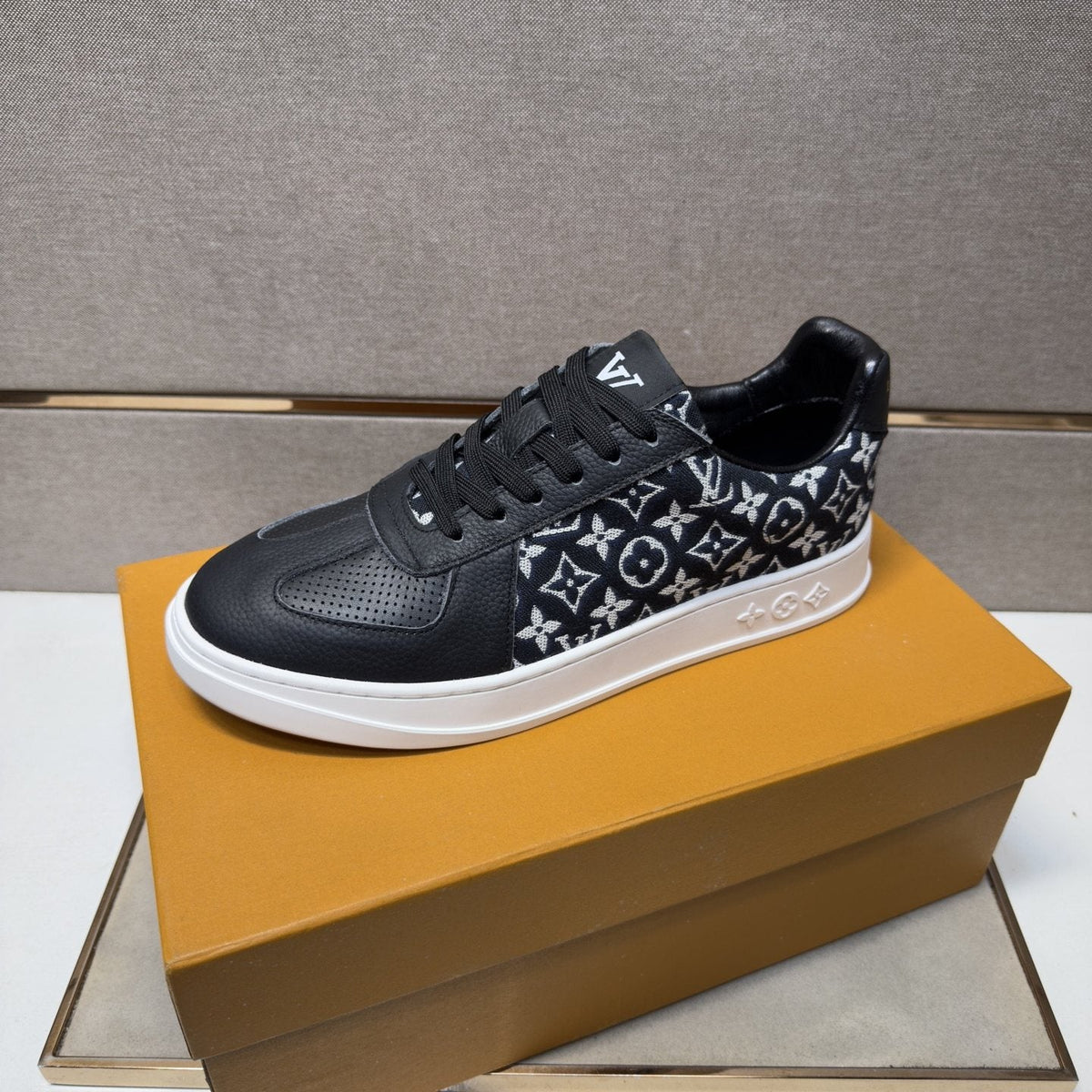 Louis Vuitton Patterned Panel Sneakers