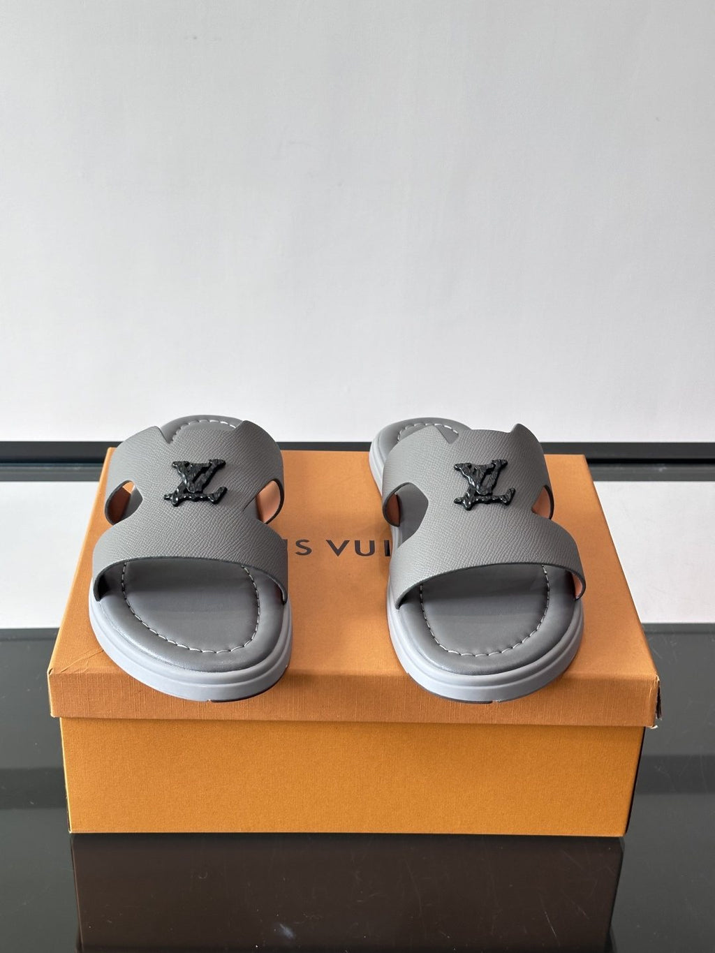 Louis Vuitton Isola Logo Slide Sandals