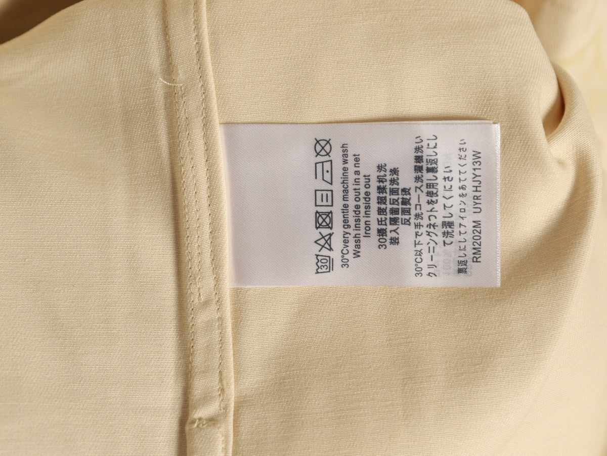Louis Vuitton Flocked-Panel Shirt Jacket - Beige